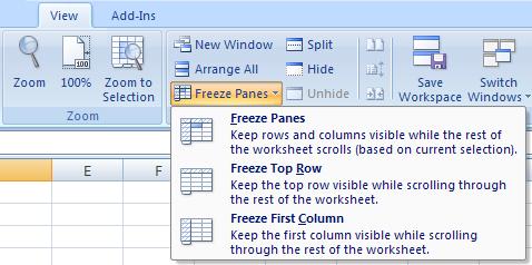 Excel - View